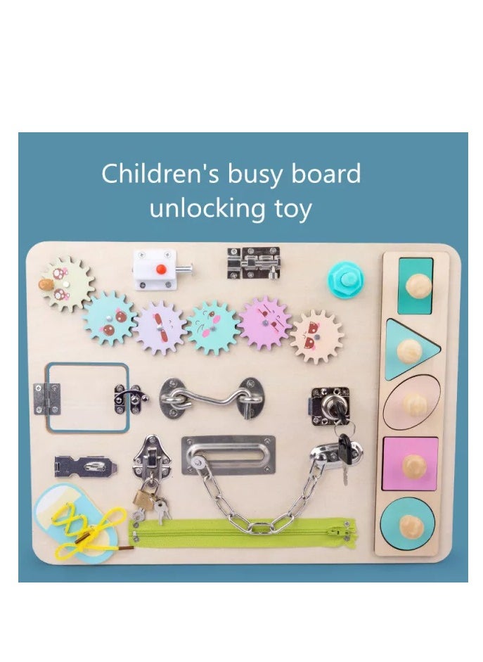 Factory Price - Drey Wooden Mood Busy Board Set