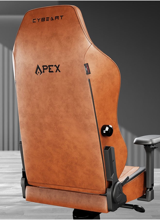 Vintage Gaming/Office Chair | 4D Armrest | Inbuilt Lumbar Support | Supreme PU Leather, Ergonomic, Recline And Tilt With 5 Year Warranty