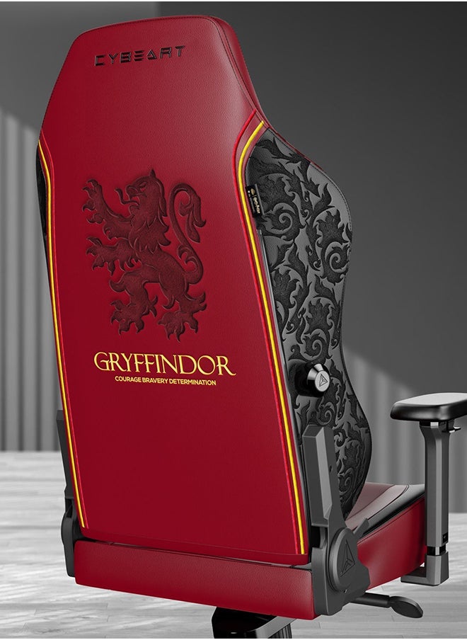 Gryffindor Gaming/Office Chair - Harry Potter | 4D Armrest | Inbuilt Lumbar Support | Supreme PU Leather, Ergonomic, Recline And Tilt With 5 Year Warranty