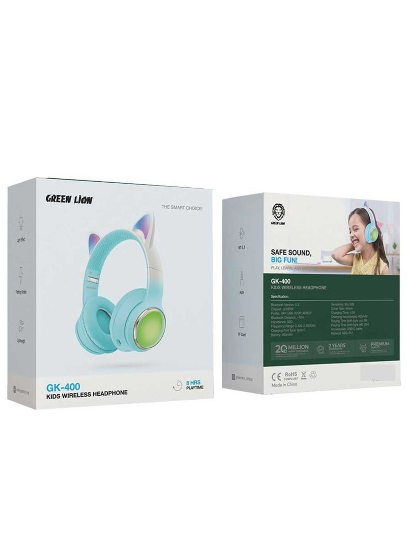 GL-400 Kids Wireless Headphone - Blue