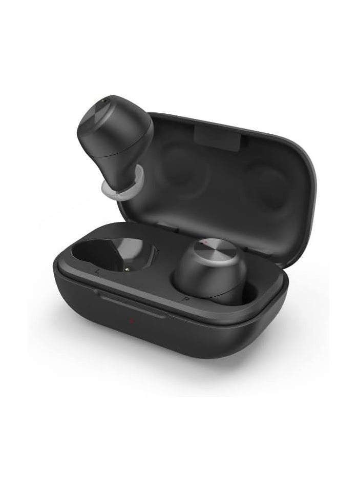 Thomson 132568 WEAR7701BK In-Ear True Wireless Bluetooth Headphones, Black