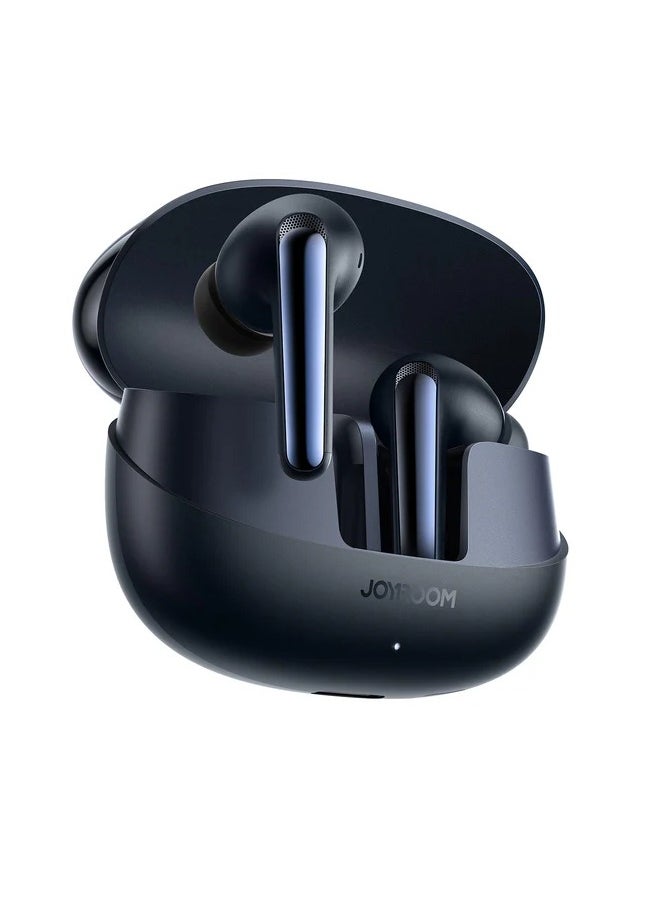 Wireless Earbuds 500mAh True Hi-Fi Sound ANC (Active Noise Cancellation) with Dual-EQ Mode and Built-in Mic Black