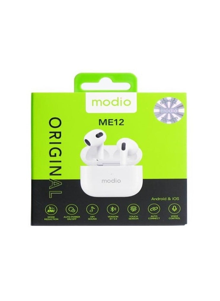 ME12 Bluetooth Wireless Earphone for Android and iOS