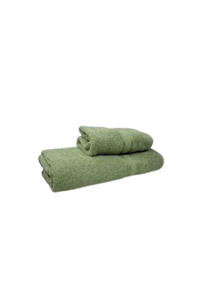 2-Piece Towel Set Jumbo & Hand Towels for Complete Comfort