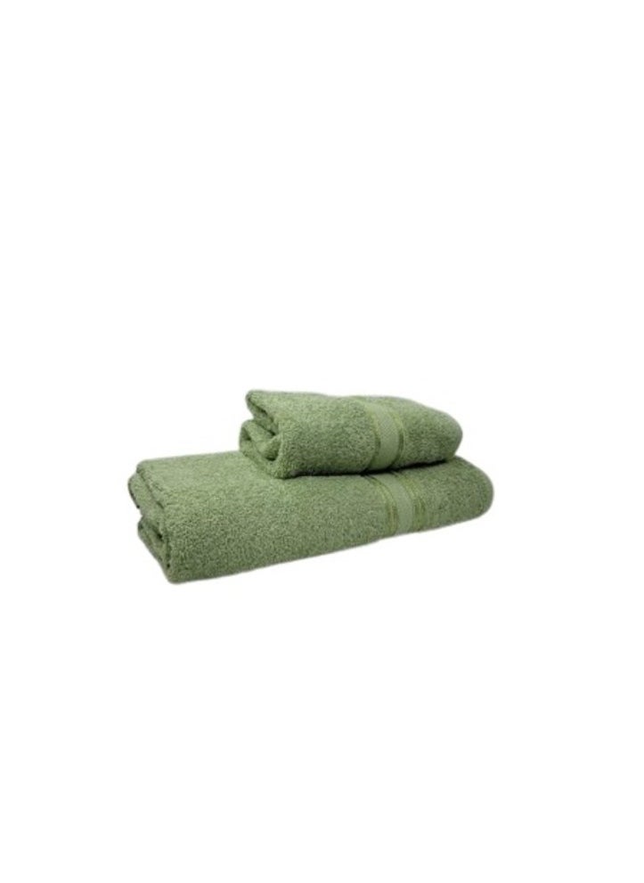 2-Piece Towel Set Jumbo & Hand Towels for Complete Comfort