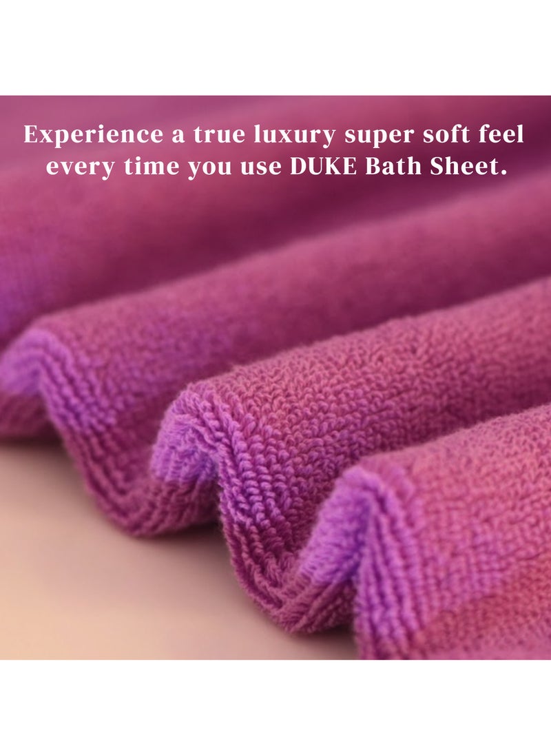 SERENA Towels (Pack of 2) 100% Cotton Premium Bath Towels (165 x 85cm) Lightweight & Highly Absorbent Quick Drying Towels, Perfect for Daily Use Super Soft Towel