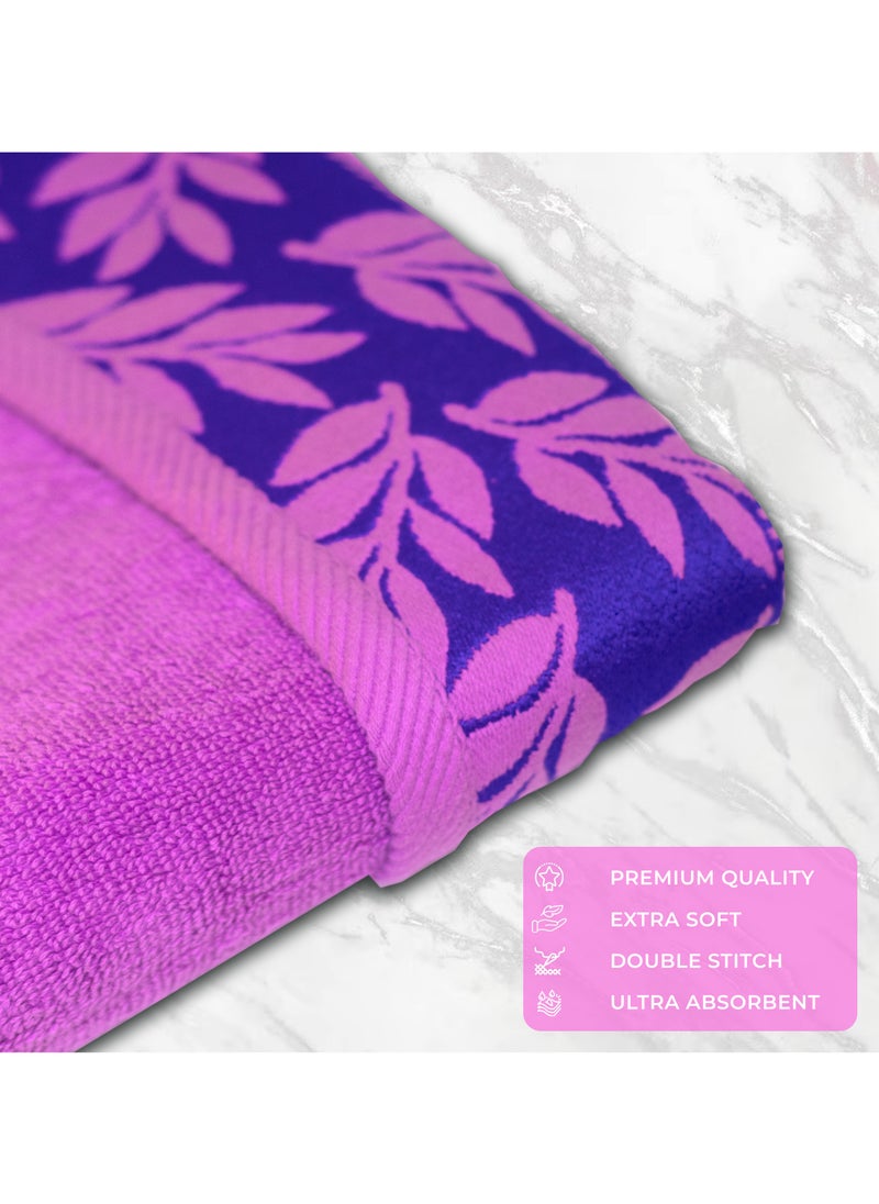 SERENA Towels (Pack of 2) 100% Cotton Premium Bath Towels (165 x 85cm) Lightweight & Highly Absorbent Quick Drying Towels, Perfect for Daily Use Super Soft Towel