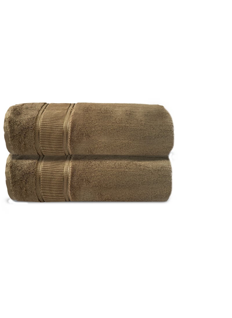 DUKE Firenze Eco-Friendly Luxurious Cotton Bath Towels (Pack of 2) 75X150 cm Ultra Soft Bath Towels Quick Dry, Absorbent, Durable & Washable Towels Easy To Care 100% Cotton Bath Towels