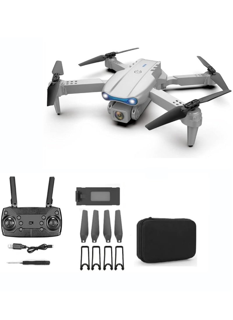 E99 Pro Drone For Adults FPV Foldable Remote Control Drone 3D Flips Altitude Hold Gesture One Key Takeoff-Landing APP Control With Carrying Case Mini Drone