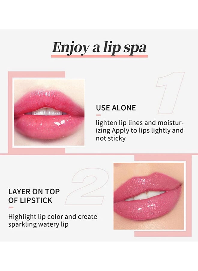 Lip Oil Gloss Temperature Color Changing Moisturizing Makeup Lipstick Hydrating Lip Plumper Extreme Lip Care Long Lasting Lip Glow Oil, Nourishing Repairing And Non-Sticky Primer Lip Tint