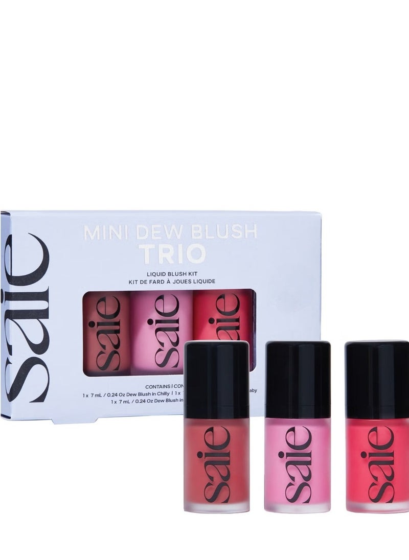 SAIE Mini Dew Blush Trio