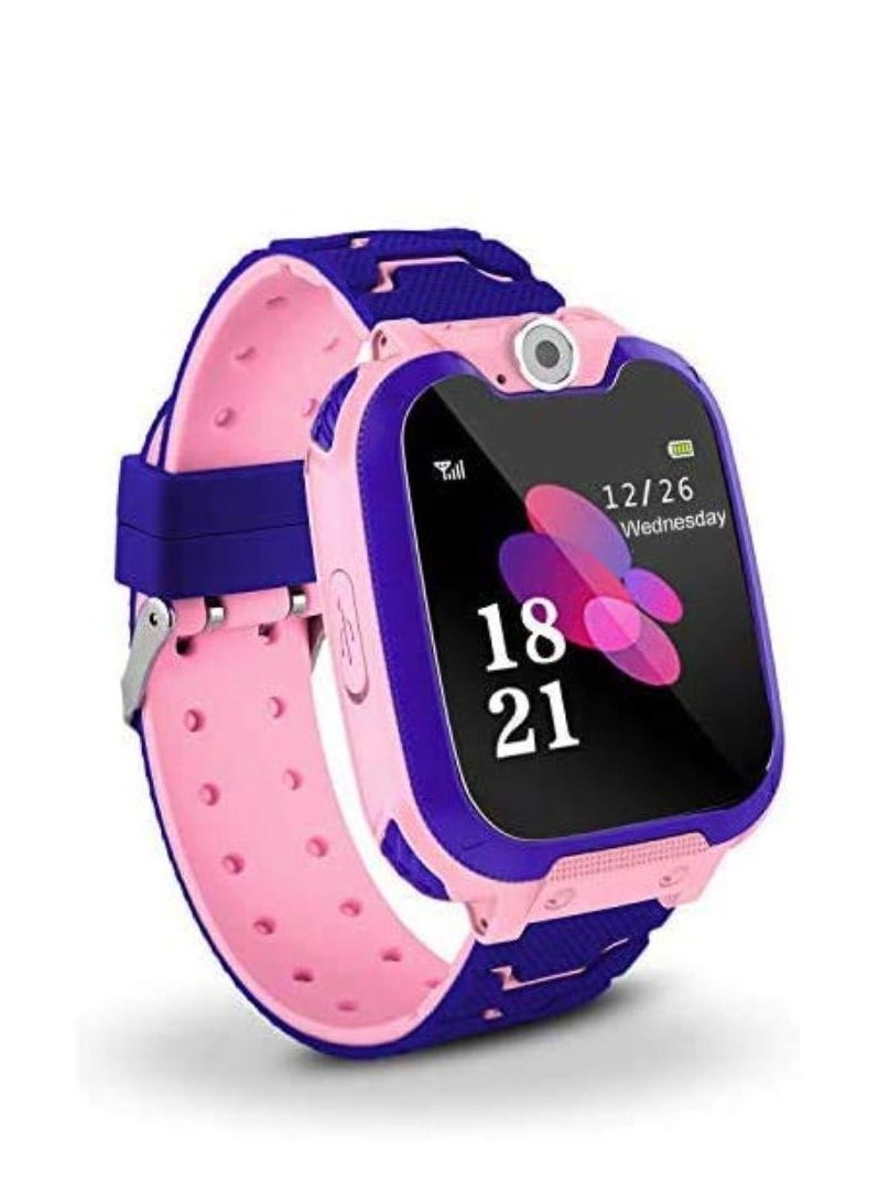 Children's Smartwatch LBS Tracker Intelligent Watch with Call SOS Voice Chat Digital Camera Game for Children Boys and Girls Student With Touch Screen for Children Birthday Gifts