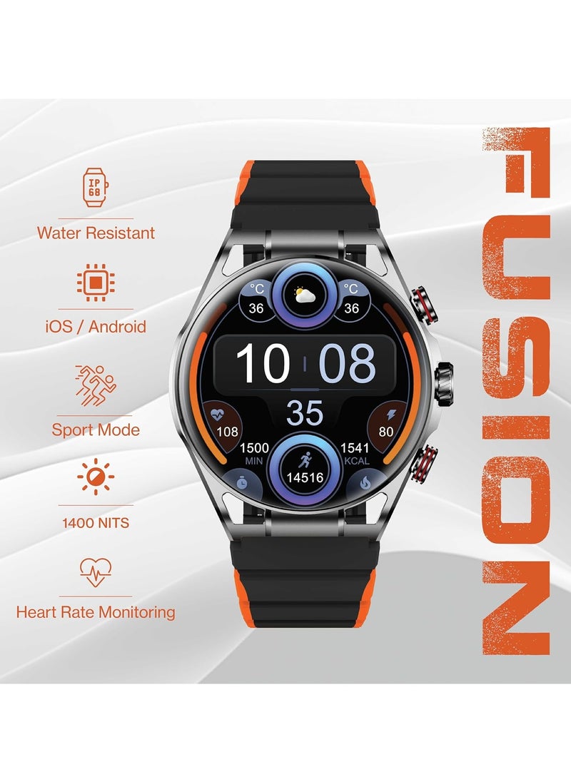 Maxwell Fusion Smart Watch for Men and Women with dual strap