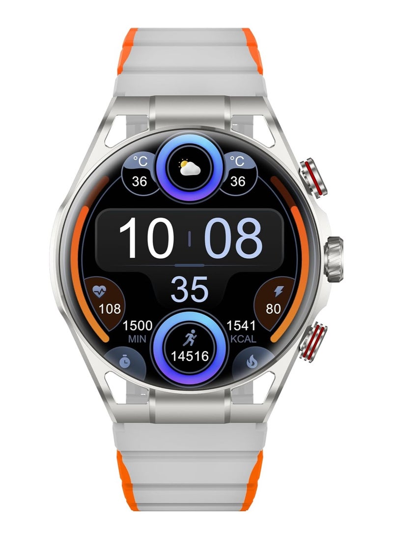 Maxwell Fusion Smart Watch for Men and Women with dual strap