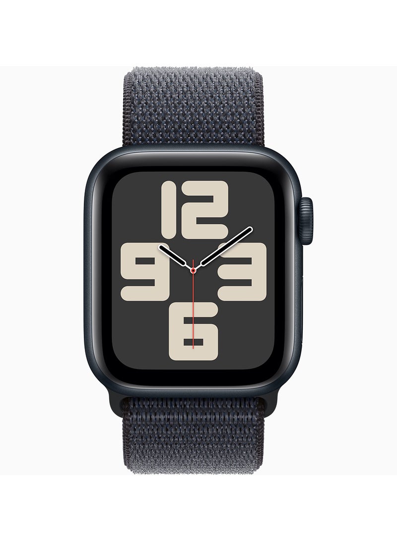 Watch SE (2024) GPS + Cellular 40mm Midnight Aluminium Case With Ink Sport Loop