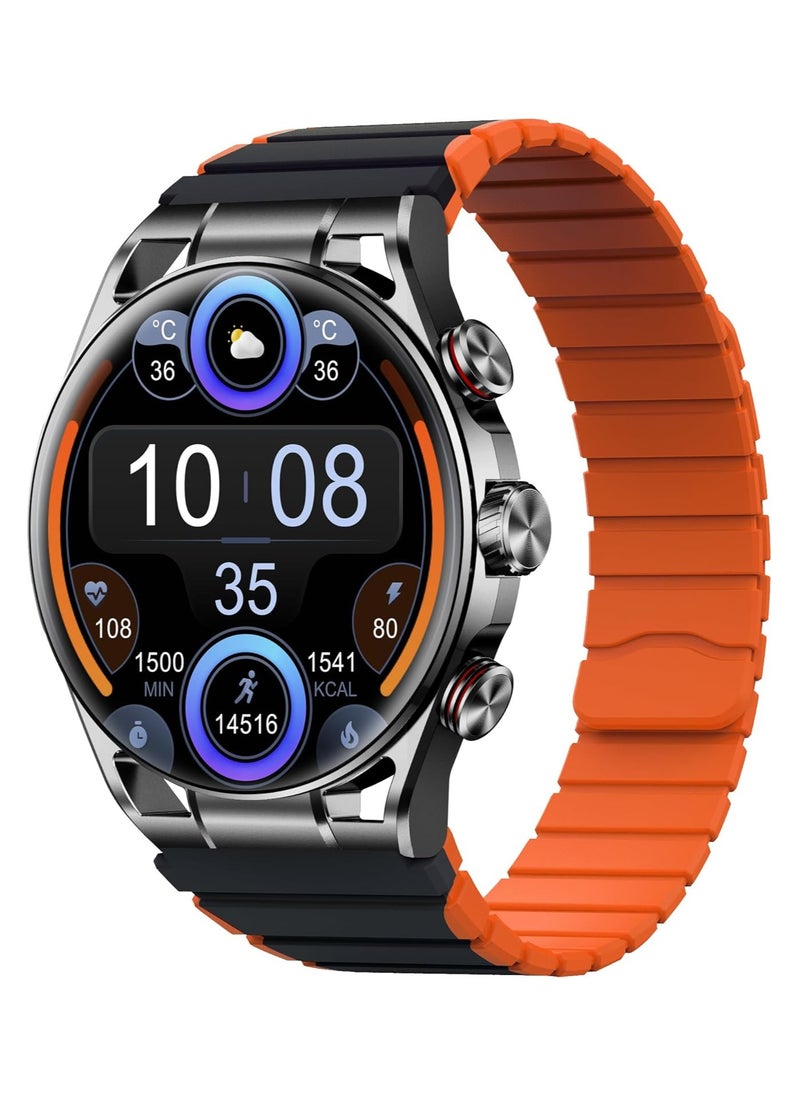 Maxwell Fusion Smart Watch for Men and Women with dual strap