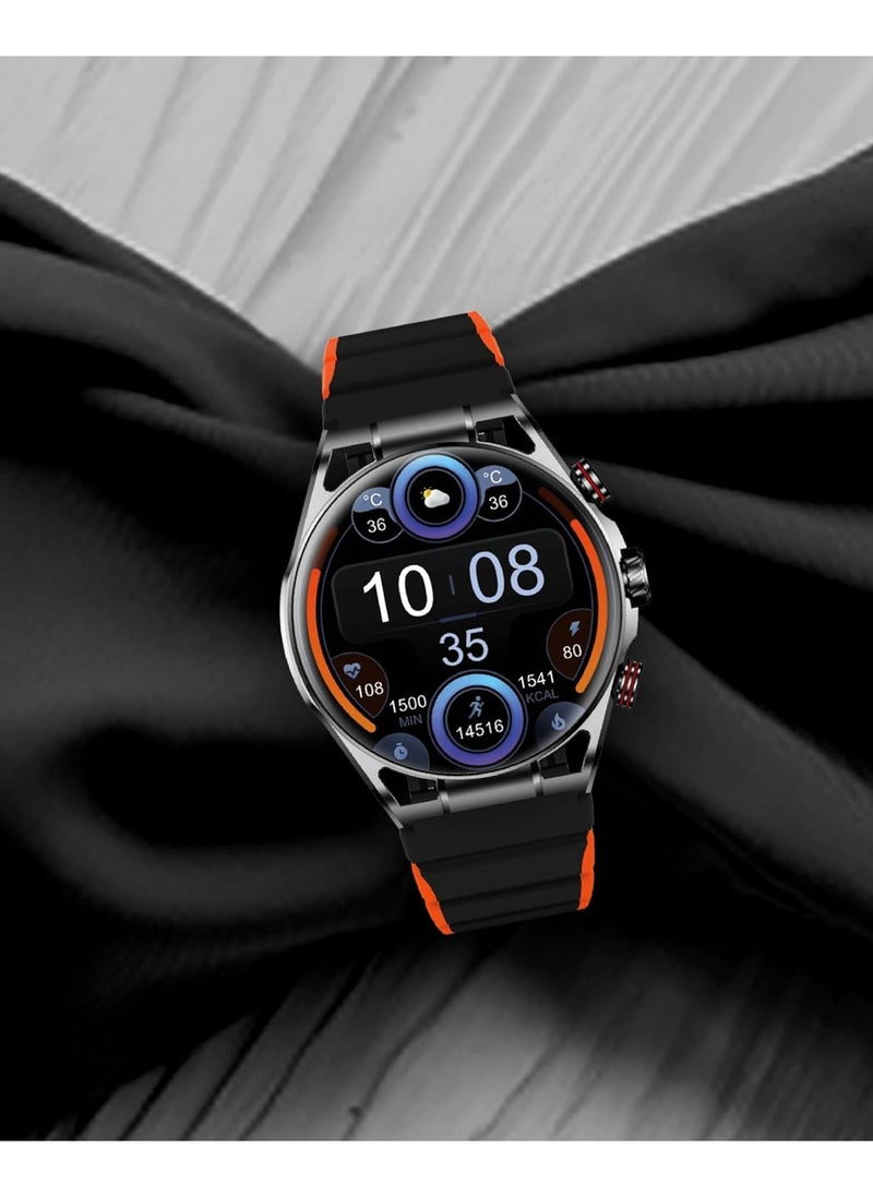 Maxwell Fusion Smart Watch for Men and Women with dual strap