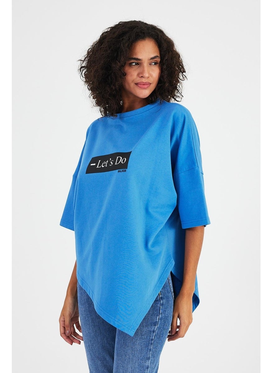 Alexandergardı Asymmetric Cut Oversize T-SHIRT(B24-00194)