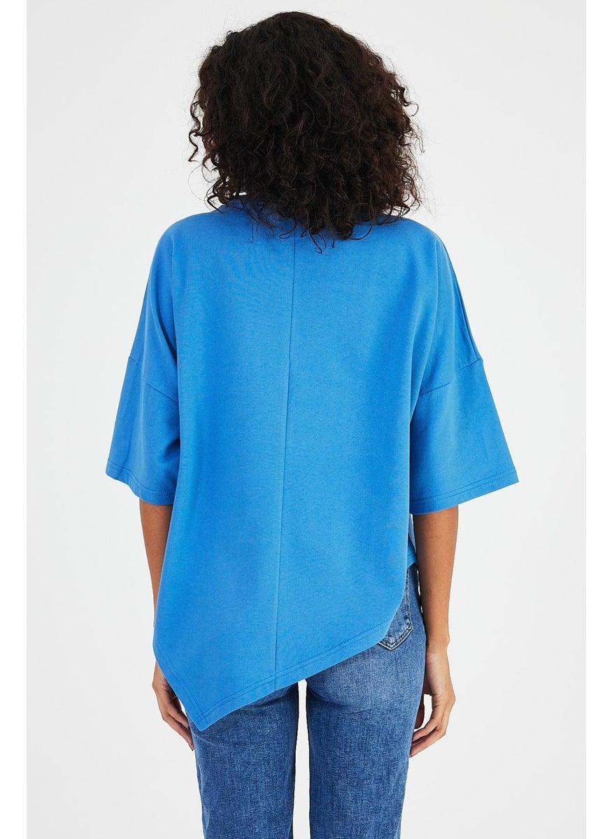 Alexandergardı Asymmetric Cut Oversize T-SHIRT(B24-00194)