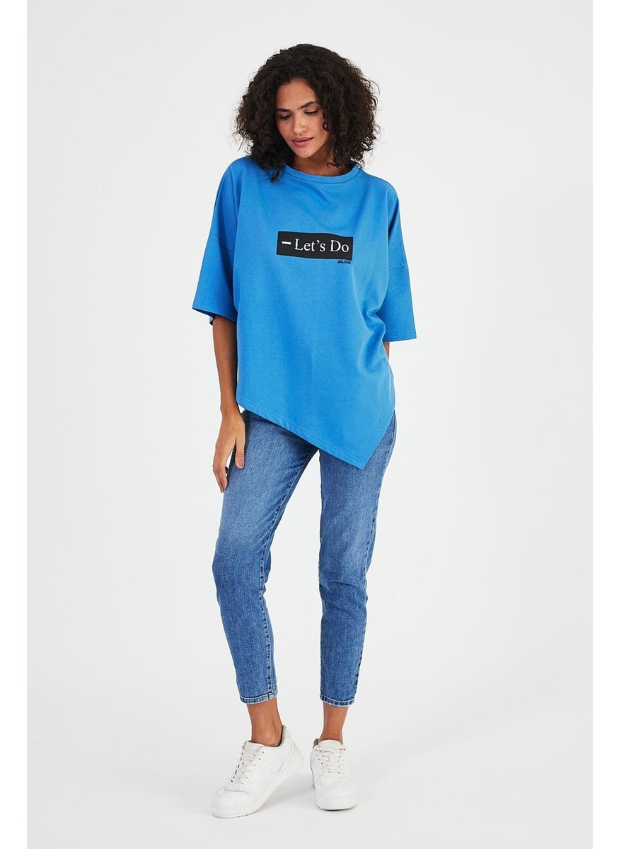 Alexandergardı Asymmetric Cut Oversize T-SHIRT(B24-00194)