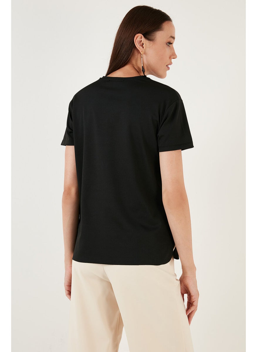 Regular Fit Crew Neck T Shirt Women's T Shirt 5865400