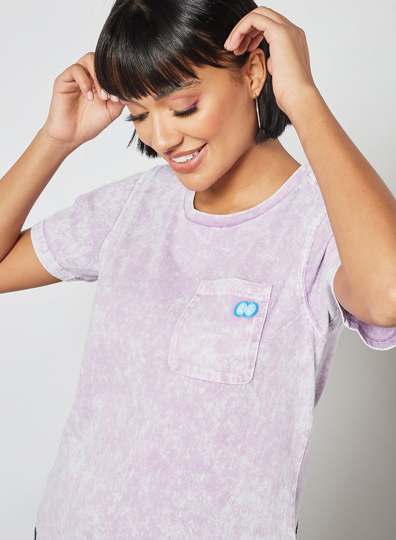 Patch Logo T-Shirt Light Purple