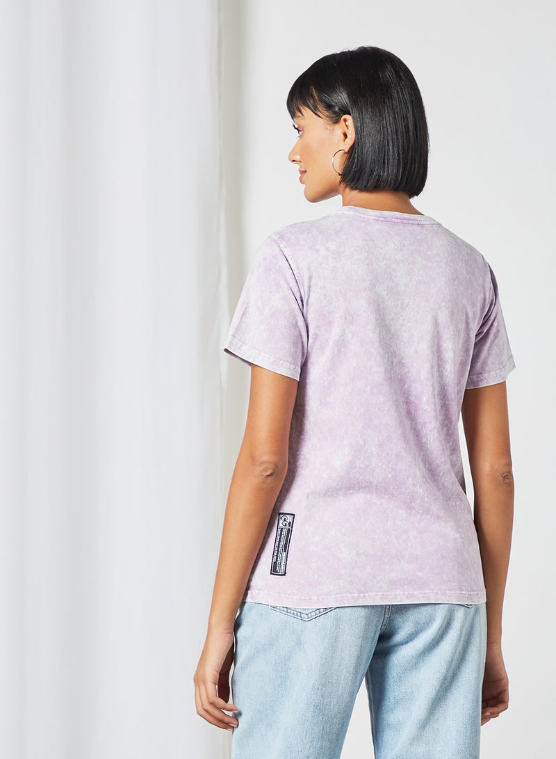 Patch Logo T-Shirt Light Purple