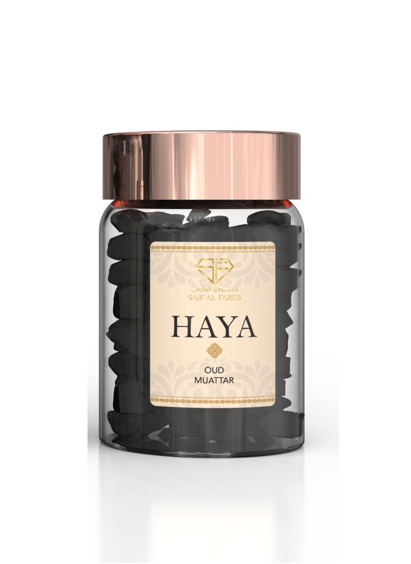 Saif Al Fares Haya Oud Muattar Perfume Incense 120gm