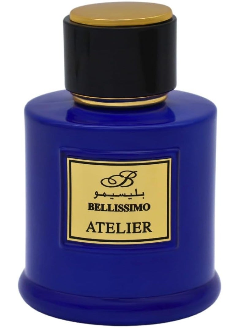 Bellissimo Atelier Blue Eau de Parfum 3.4 fl oz – Captivating & Long Lasting Women's Fragrance in Elegant Packaging!