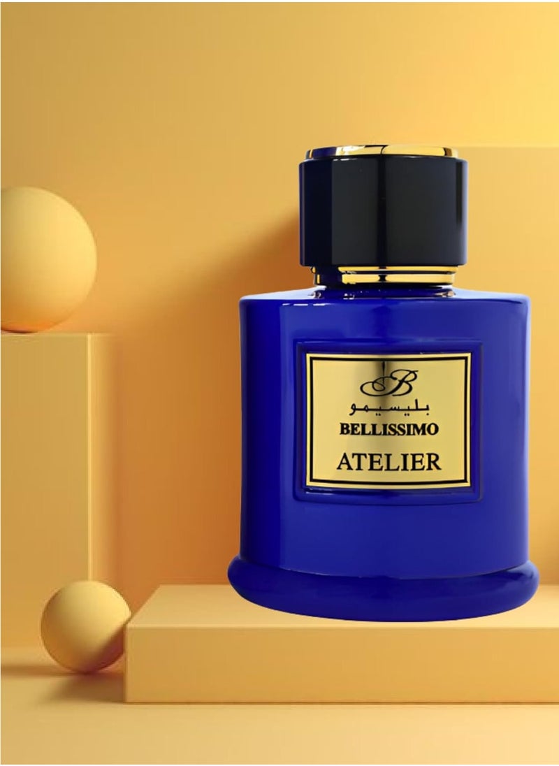 Bellissimo Atelier Blue Eau de Parfum 3.4 fl oz – Captivating & Long Lasting Women's Fragrance in Elegant Packaging!