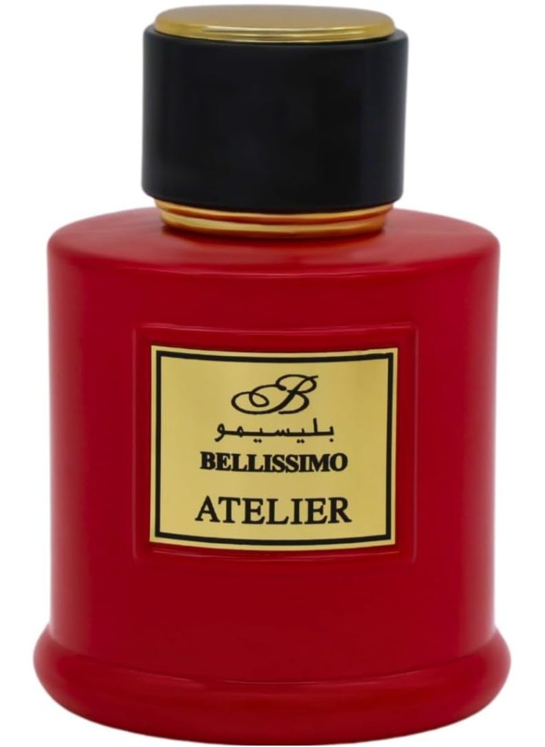 Bellissimo Atelier Red A Long-Lasting Unisex Eau de Parfum Fragrance with a Captivating Scent! : Beautiful Packaging