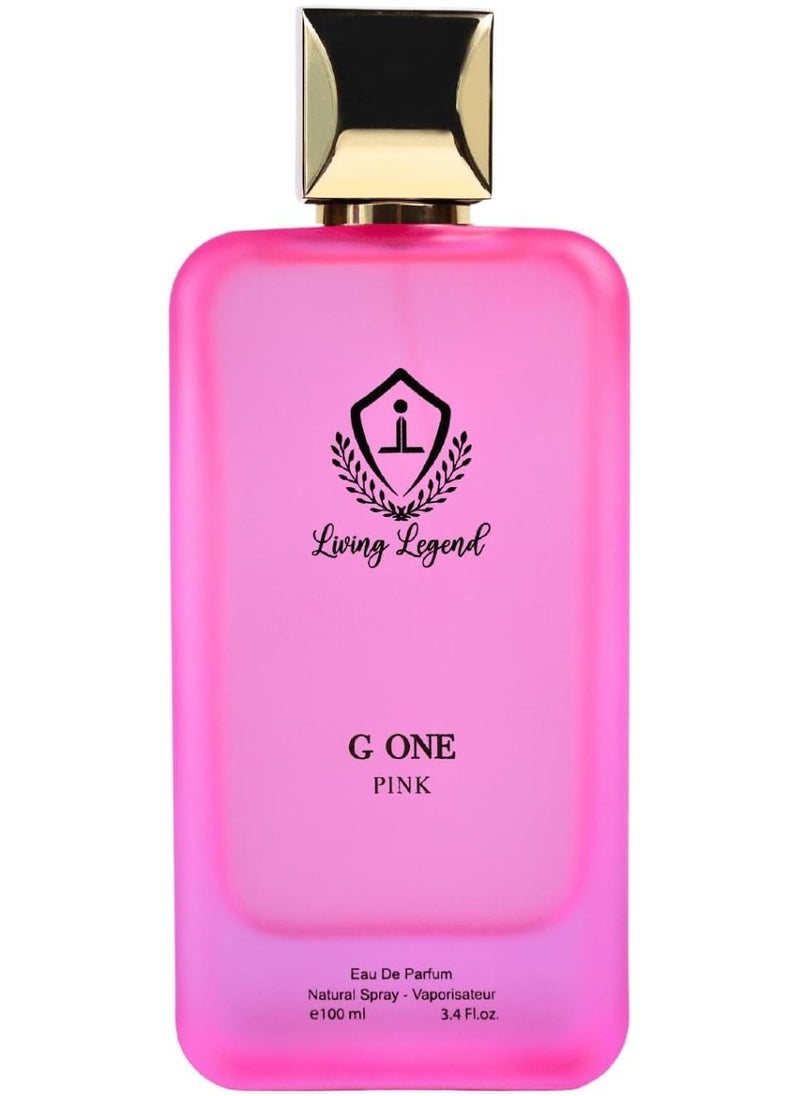 Living Legend G One EDP 100ml in Stunning Pink  A Captivating Scent for Women