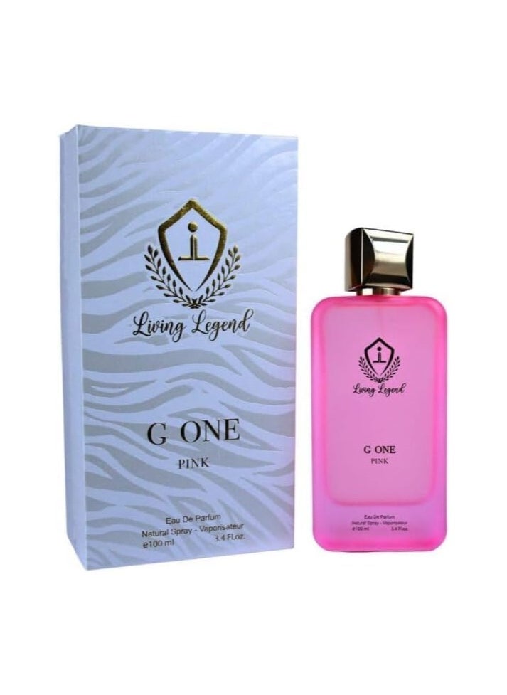 Living Legend G One EDP 100ml in Stunning Pink  A Captivating Scent for Women