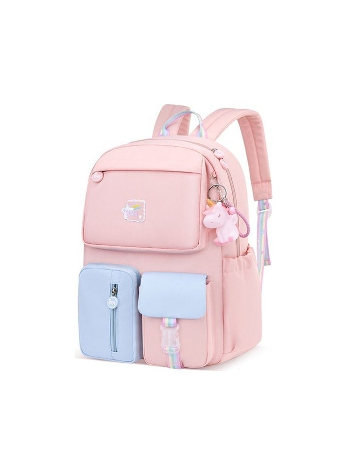 Situ Store with large capacity multi -compartment backpack - pink Colour:Pink Sizes:31cm x 13cm x 44cm