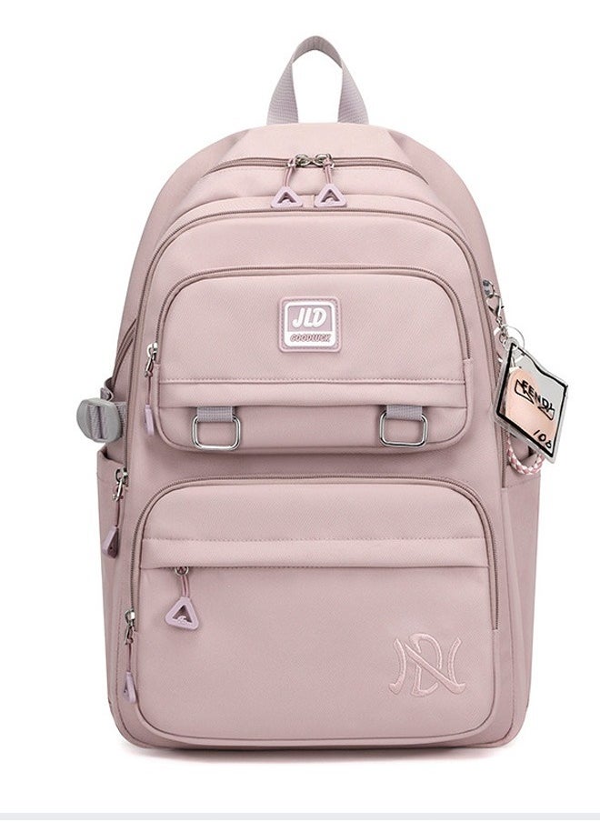 35L Travel Large Capacity Backpack Nylon Breathable Casual Daypack Wear-resistant Zipper School College Bag for Girls Teens