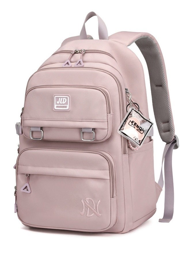 35L Travel Large Capacity Backpack Nylon Breathable Casual Daypack Wear-resistant Zipper School College Bag for Girls Teens