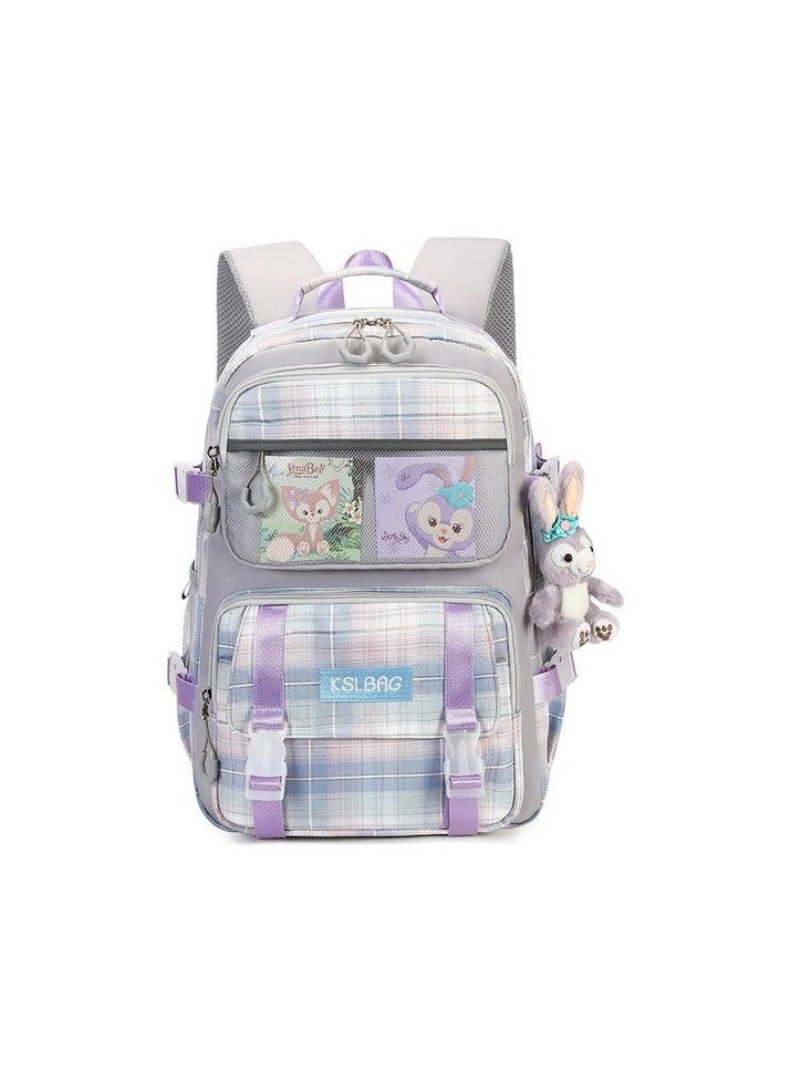 Korean Japanese Girl Secondary School School Bag with large capacity secondary school high school bag (abroad Colour:Ash Sizes:36cm * 13cm * 35cm