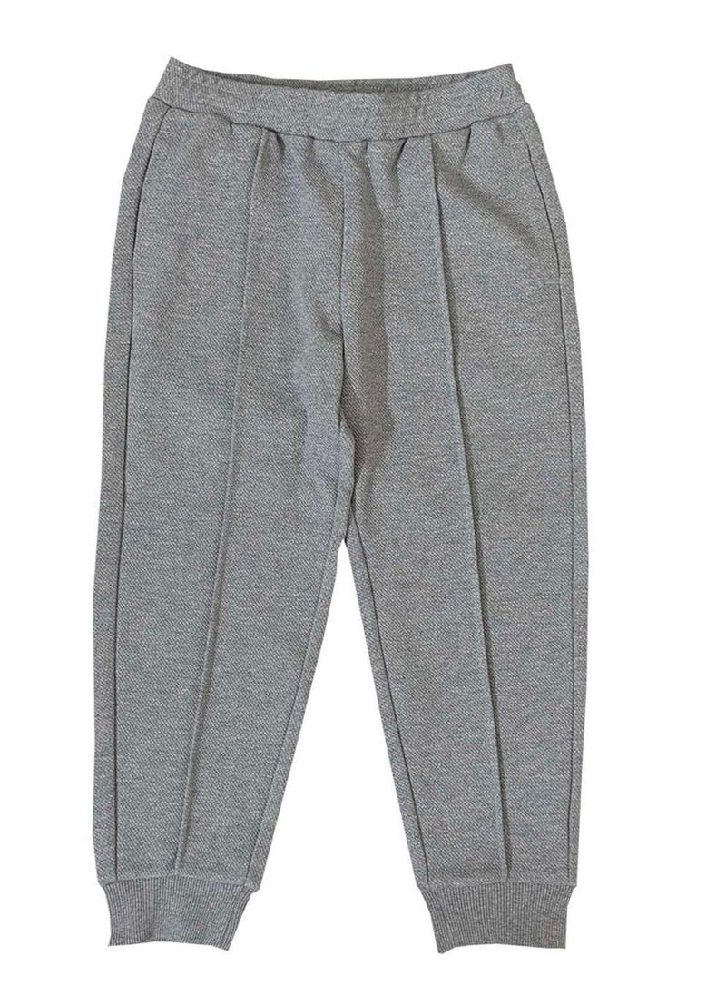 Kids Mid Rise Regular Tapered Fit Soft Knit Jogger