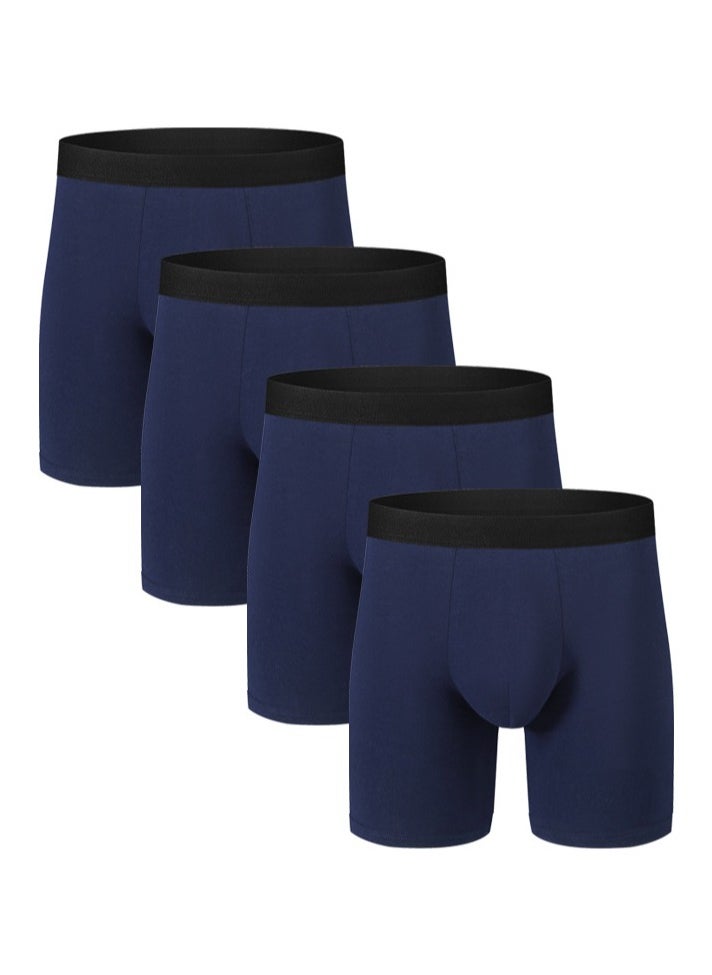 4 Pairs Men's Soft Cotton Briefs