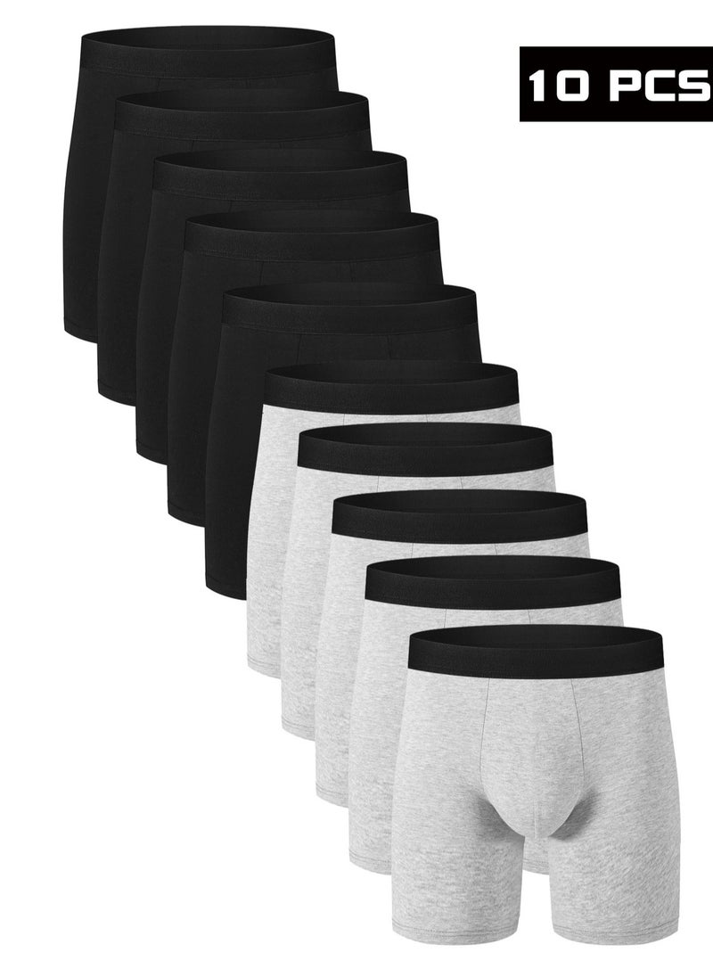 10 Pairs Men's Soft Cotton Briefs