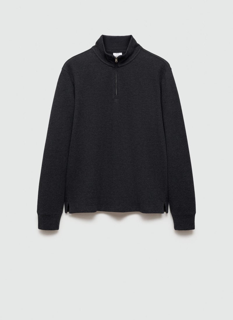 Shanghai Zip Neck Sweatshirt