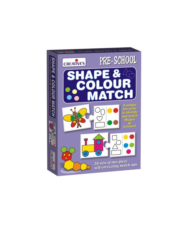 Creative's Shape & Colour Match | Identify and Match Shapes & Colours |Early Learning Games | Learn Basic Geometrical Shapes & Colours | Learning & Educational | Pre-School Games | Ages 4 & up