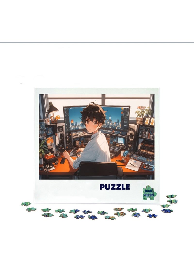 3D Puzzle for Boys - 1000 Pieces Office Theme