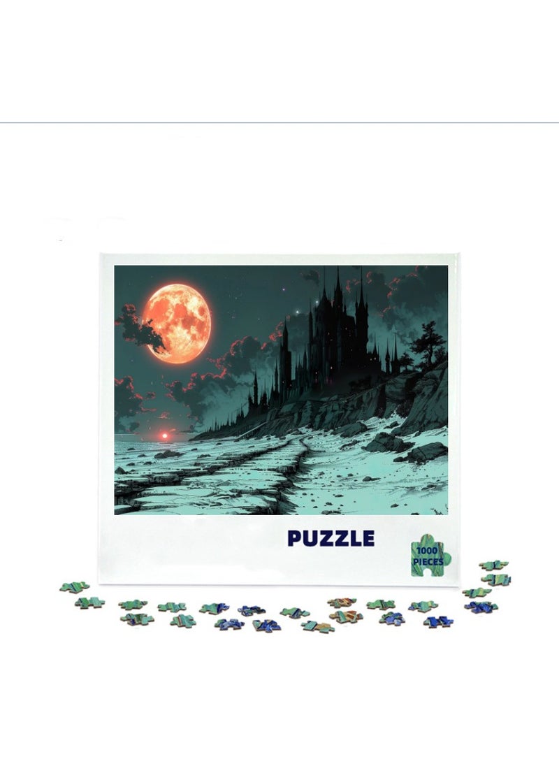 3D Castle Night Puzzle - 1000 Pieces