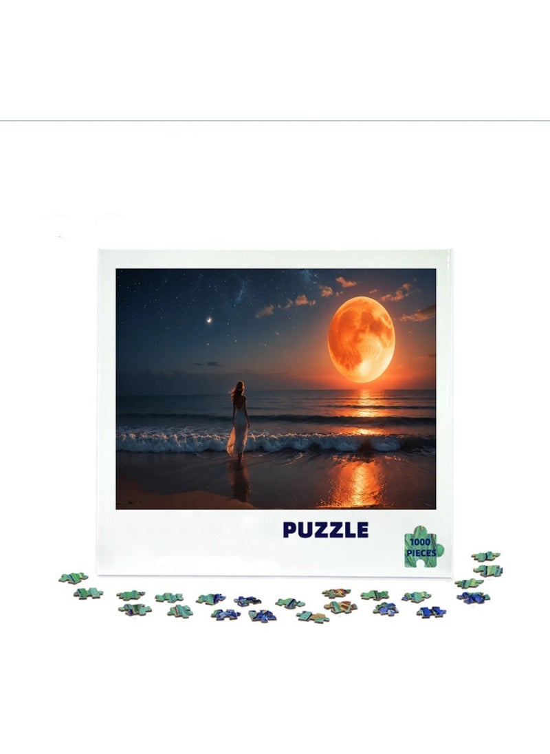 3D Sunset Beach Puzzle - 1000 Pieces