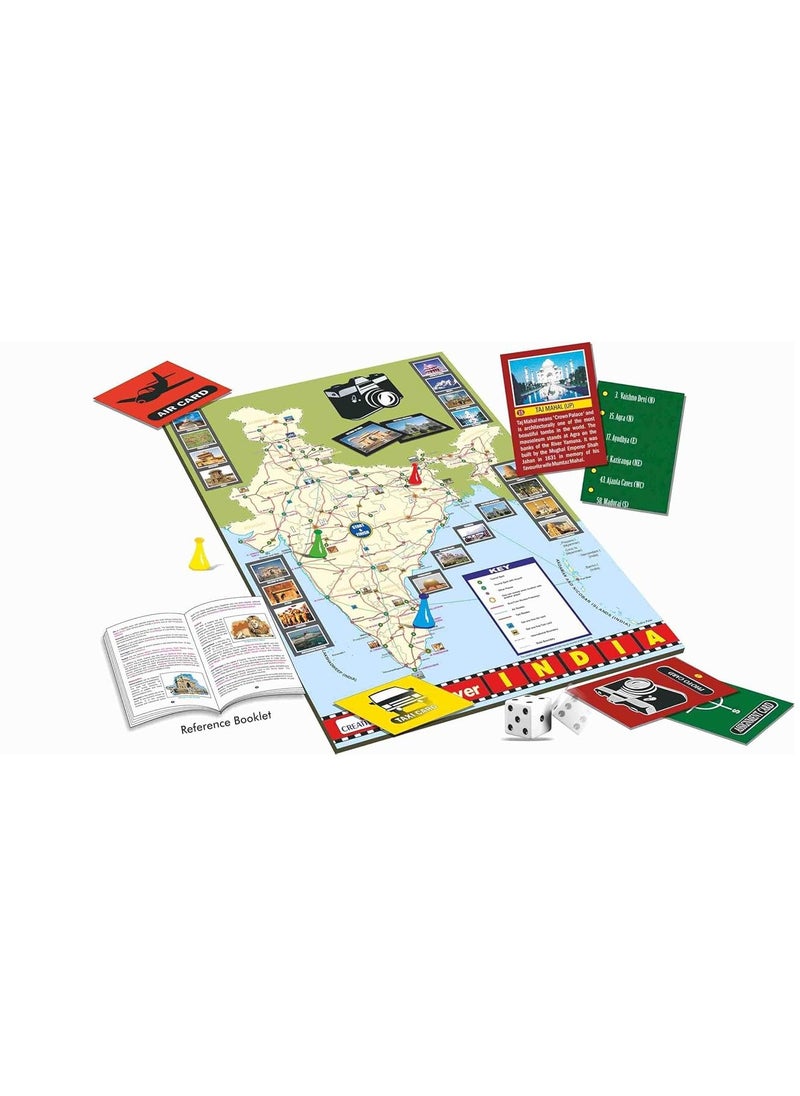 Creative's Destination India | India Historical & Touriest Places Map Board Game | Knowledge of India Map | Learning & Education Board Game | Ages 8 & Above