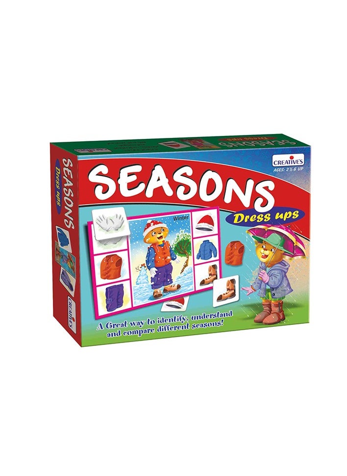 Creative’s Seasons Dress ups | Board & Cards Games | Learning & Educational | Learning Games for Pre-School | Learning About Four Seasons in a Year | Preschool Learning Games for Ages 2 & up