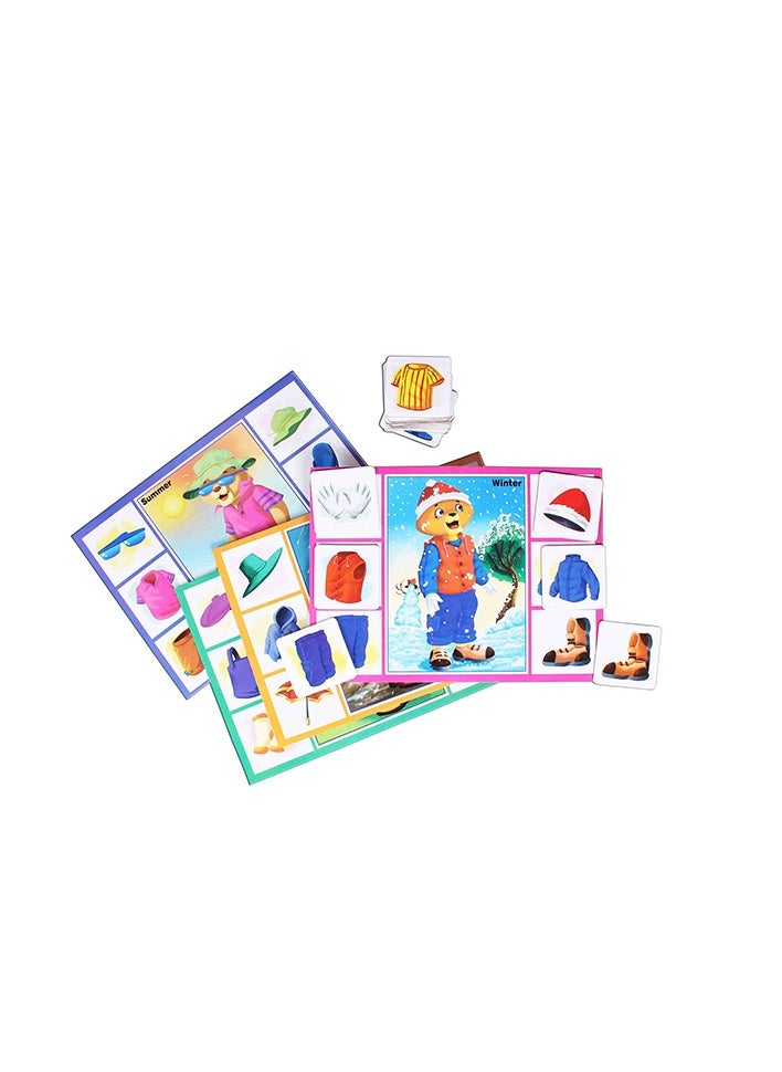 Creative’s Seasons Dress ups | Board & Cards Games | Learning & Educational | Learning Games for Pre-School | Learning About Four Seasons in a Year | Preschool Learning Games for Ages 2 & up