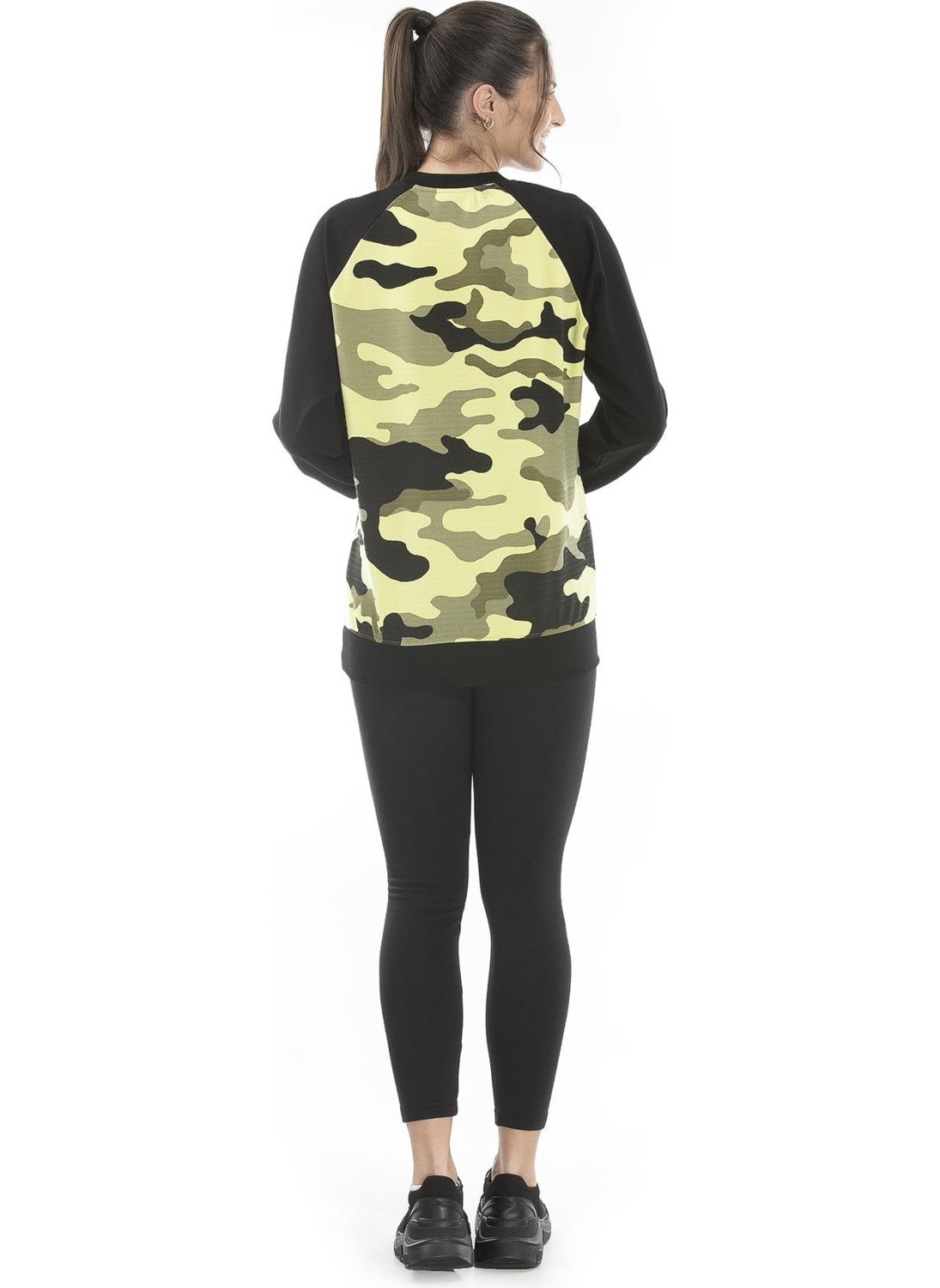 Camouflage Patterned Sweatshirt (UN-14591)