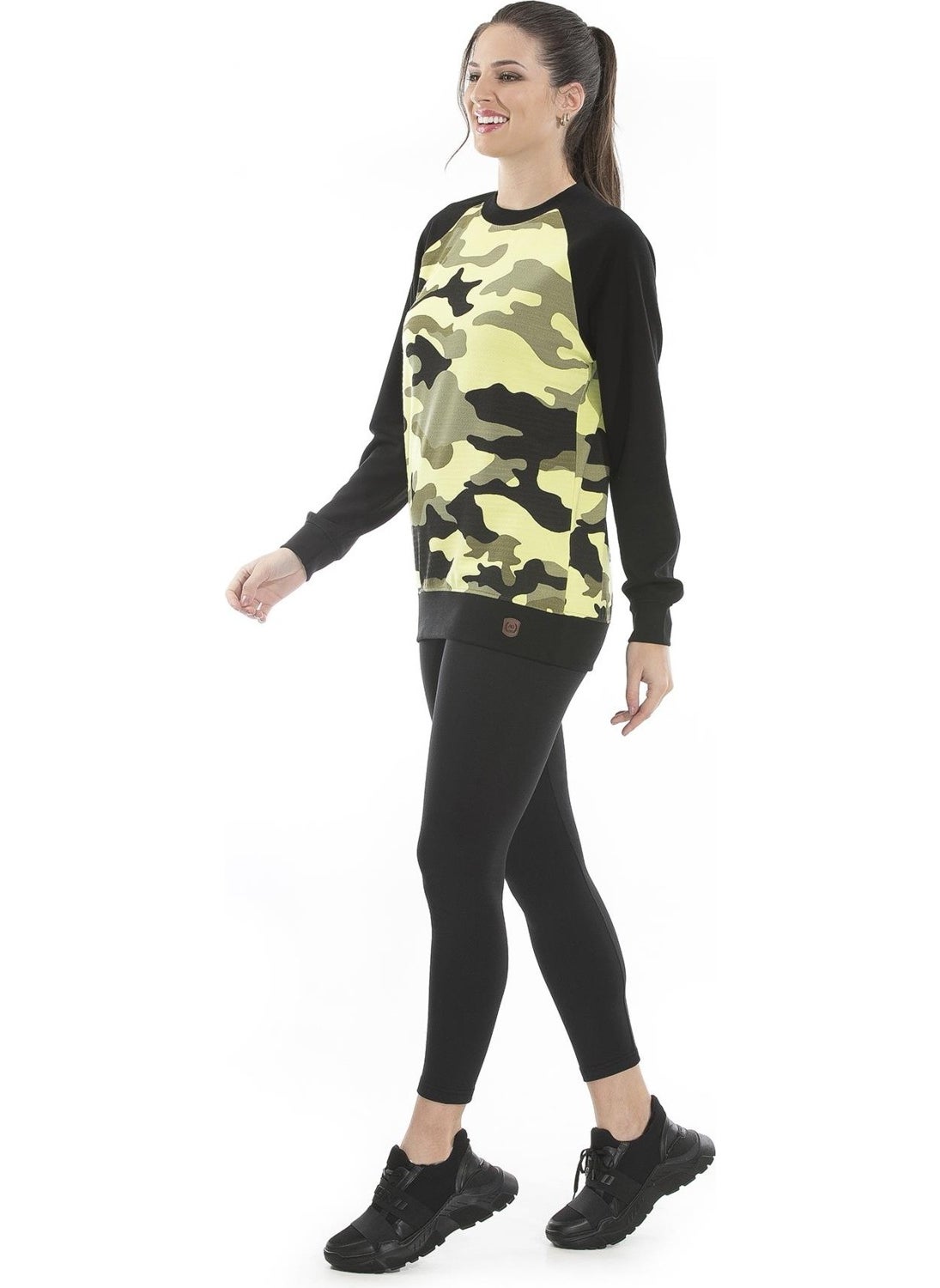 Camouflage Patterned Sweatshirt (UN-14591)